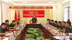 Tư lệnh Quân khu kiểm tra kết quả thực hiện nhiệm vụ tại Bộ CHQS tỉnh Lạng Sơn